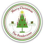 Name Doodles - Personalized Melamine Plates (Yuletide) (541B-PH)